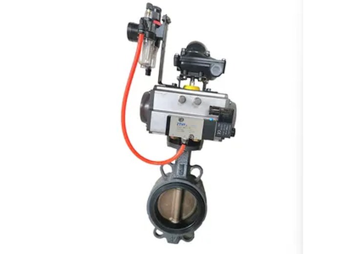 D671X-16 Pneumatic Flanged Butterfly Valve