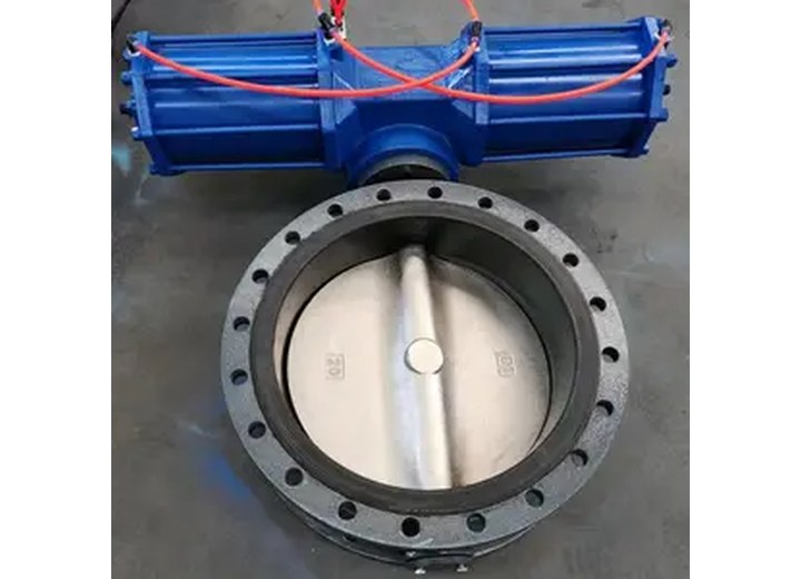 D671X3-16Q Carbon Steel Pneumatic Flanged Butterfly Valve
