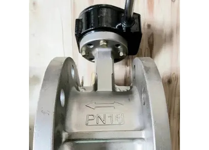 D341X3-16P Stainless Steel Flanged Butterfly Valve