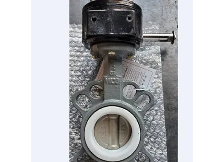 D371F-16C Stainless Steel PTFE Lined PTFE Lined Butterfly Valve