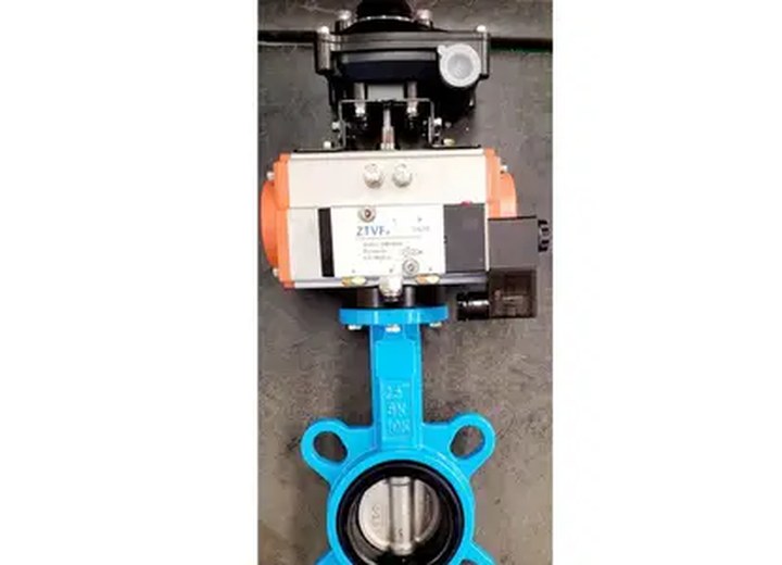 D671X-16Q Pneumatic Wafer Butterfly Valve