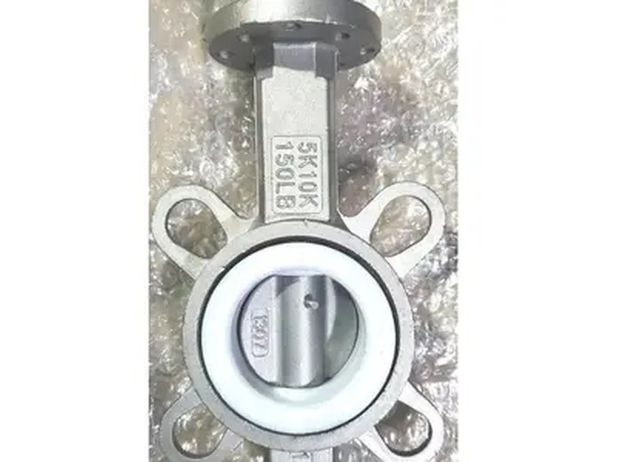 D71F4-16RL Stainless Steel PTFE Lined PTFE Lined Butterfly Valve