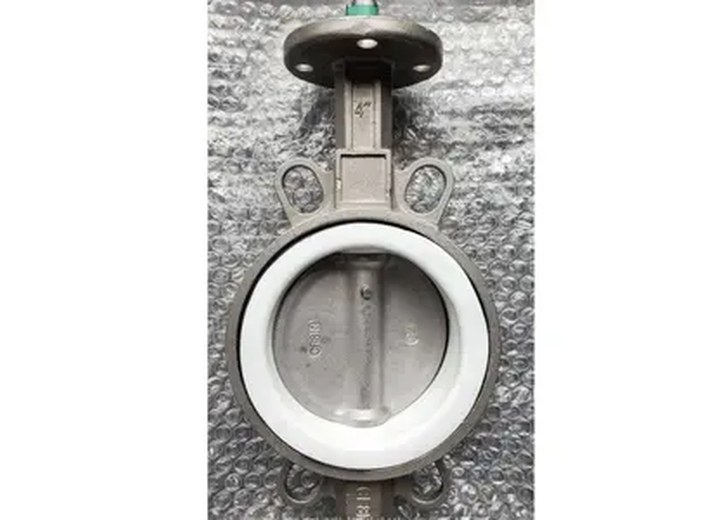 D71F4-10P Stainless Steel PTFE Lined PTFE Lined Butterfly Valve