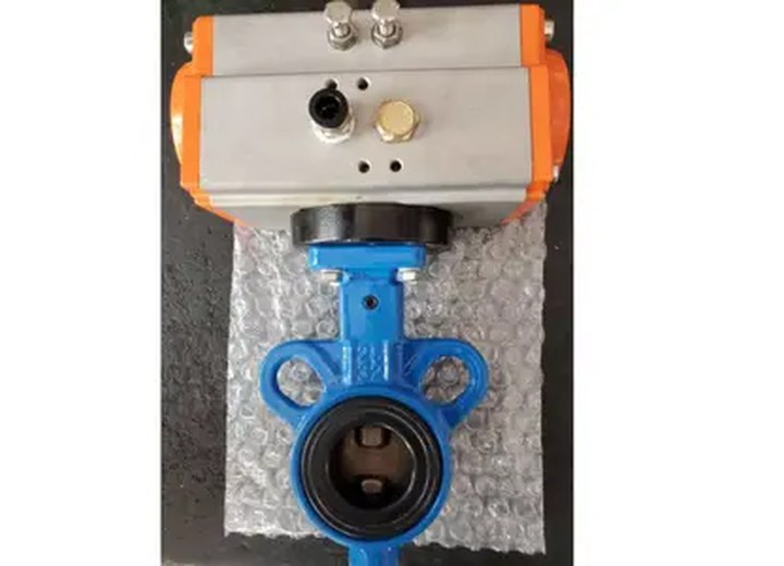 D671X-16Q/P Pneumatic Wafer Butterfly Valve