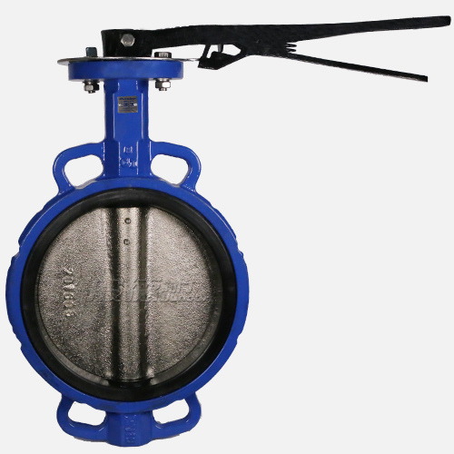 lever operated wafer butterfly valve